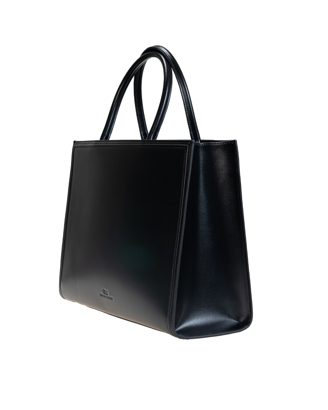 shop ELISABETTA FRANCHI Saldi Borsa: Elisabetta Franchi shopper a mano grande con logo e profili embossed.
Pelle sintetica.
Manico tubolare.
Dimensioni: Altezza 29.5 cm Lunghezza 37 cm  Profondità 11 cm.
Composizione: 50%Poliuretanica 40%Poliestere 10%Cotone.
Made in Italy.. BS01A26E2-110 number 998023